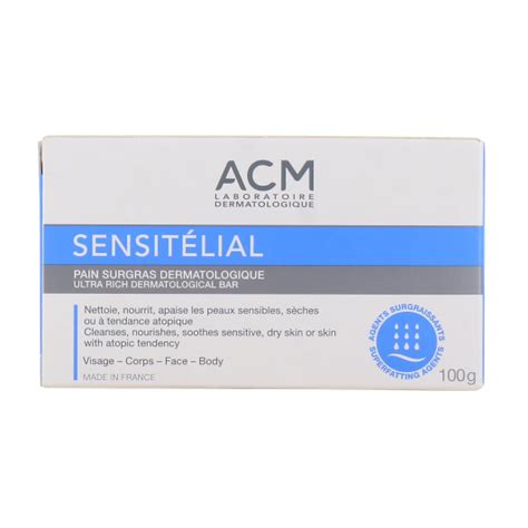 ACM Sensitelial pain surgras dermatologique Peau sensible sèche