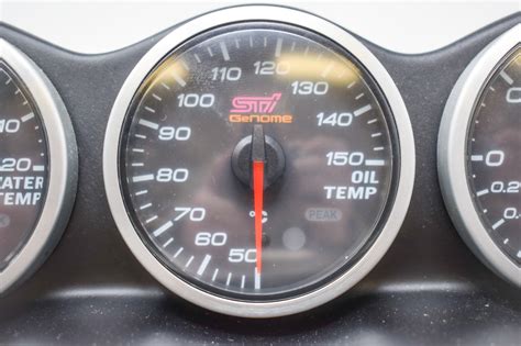 WRX STI ZERO SPORTS Triple Gauge Pod With Gauges STI Genome And Blitz