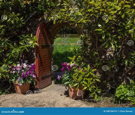 Gardens At Arundel Castle In West Sussex Uk Editorial Photo Image Of