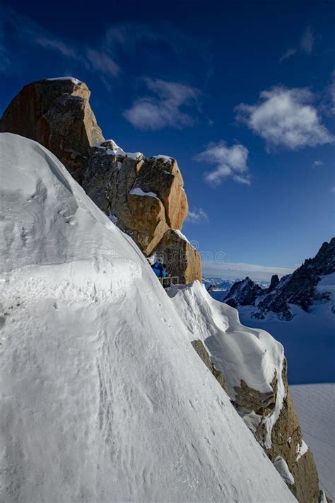 Aiguille Du Midi In Chamonix Alps Editorial Photography Image Of