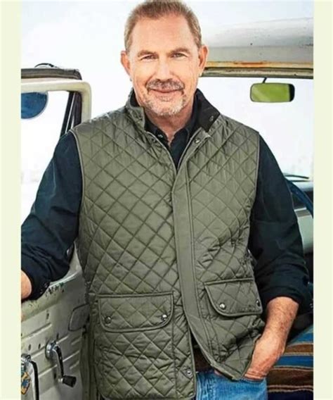 Yellowstone John Dutton Quilted Vest Universaljacket