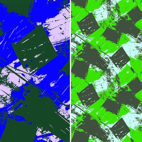 Atar patrones de tinte con formas geométricas y contenidos en irre