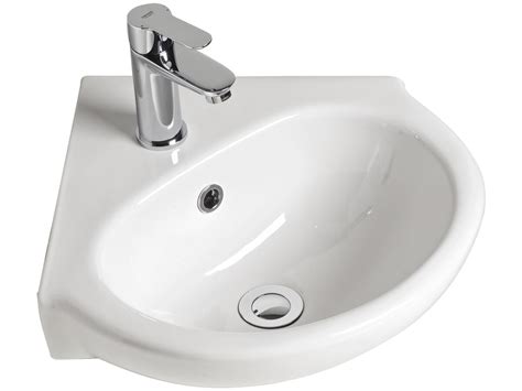 American Standard Studio Corner Wall Basin Taphole With Fixing Kit