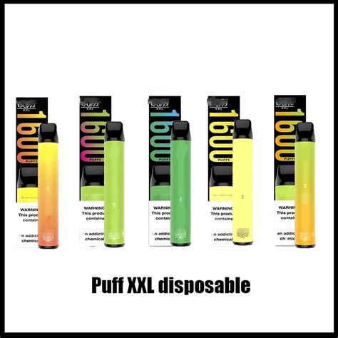 Newest Puff Xxl 1600 Puff Disposable Vapes Kit 4ml Puff Bars Vape Pen