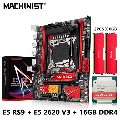 Machinist Kit De Carte Mère X99 Avec Processeur Intel Xeon E5 2620