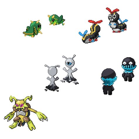 Various pokemon sprites by Boony62 on DeviantArt