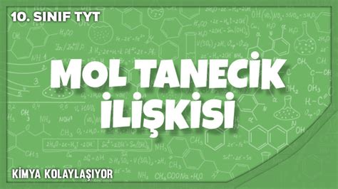 MOL TANECİK SAYISI İLİŞKİSİ 1 D 10 SINIF TYT YouTube