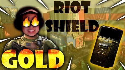 Unlocking GOLD Riot Shield Modern Warfare In Shipment YouTube