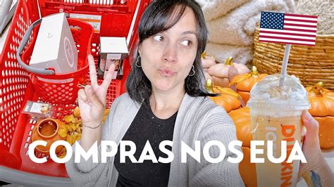 OUTONO CHEGOU Compras Nos EUA TARGET Costco TJMAXX Uma Dia