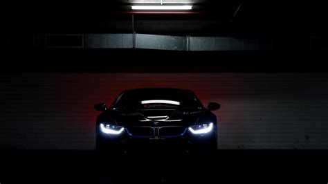 Fondos de pantalla luces vehículo BMW i8 coche deportivo