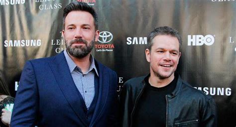 Ben Affleck Y Matt Damon Volverán A Trabajar Juntos En Película Sobre