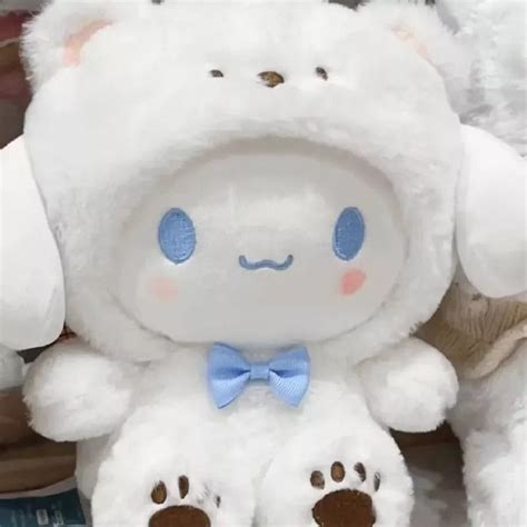 Ready Stock 27cm Cinnamoroll Plush Toy Inside Polar Bear Suit Hobbies And Toys Toys And Games On