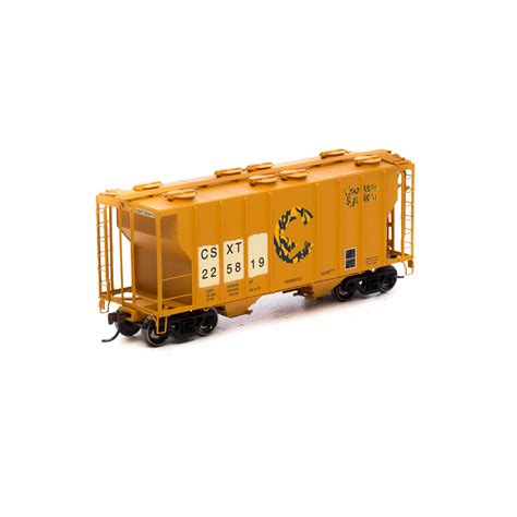 Athearn HO PS 2 2600 Covered Hopper CSX Ex Chessie Spring Creek