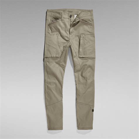 Pantalon Cargo Zip Pocket 3D Skinny Vert G Star RAW