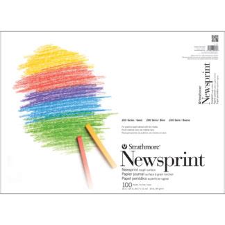 Strathmore 200 Series Newsprint Pad 18x24 The Ink Stone