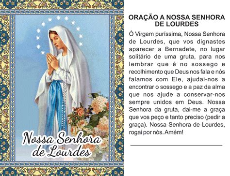 NOSSA SENHORA DE LOURDES Oração História Dia e Milagres