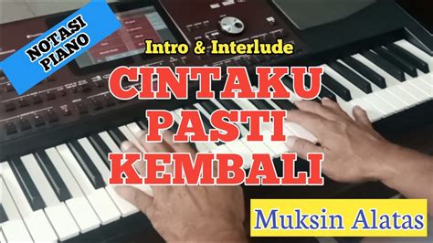 TUTORIAL PIANO CINTAKU PASTI KEMBALI MUKSIN ALATAS YouTube