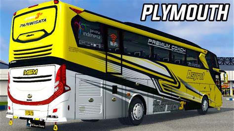 Share Livery MSM Asyrof Plymouth Xhd Rombak Jb3 Bus Simulator