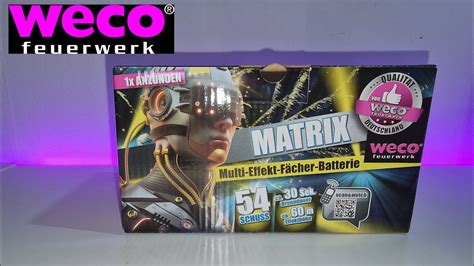 Matrix Von Weco Multi Effekt Batterie Youtube