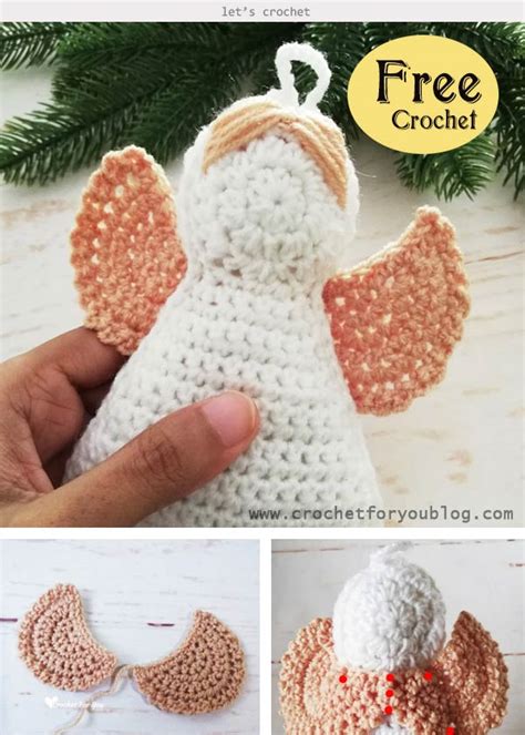 Crochet Angel Christmas Ornament Free Pattern