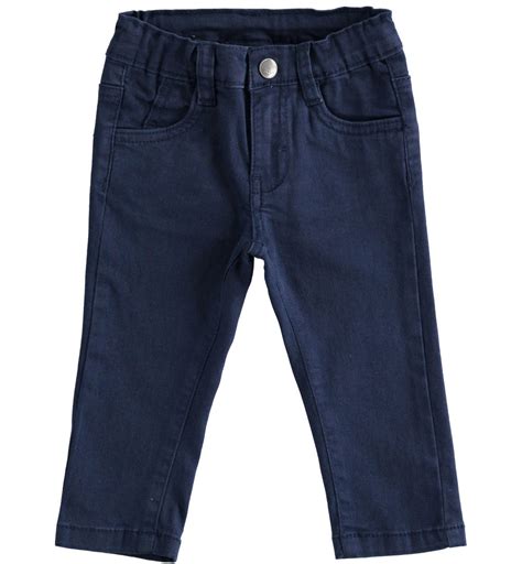 Versatile Pantalone In Twill Stretch Di Cotone Per Bambino Da 6 Mesi A