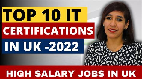 Top It Certifications In Uk High Paying Jobs In Uk