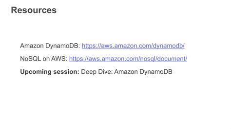 Introduction To Amazon Dynamodb Ppt