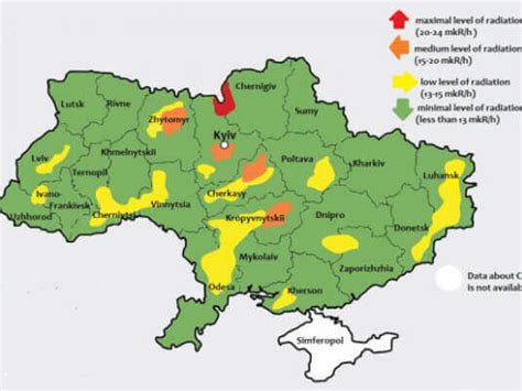 Chernobyl Radiation Map