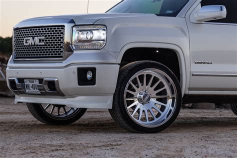 Leveled Gmc Sierra Denali On 24x12 Inch Jtx Forged Wheels Jtx Forged