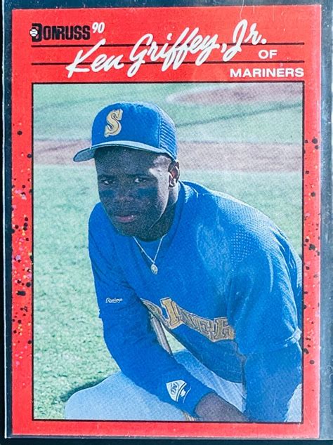 Donruss Ken Griffey Jr Multiple Misprints And Error Very