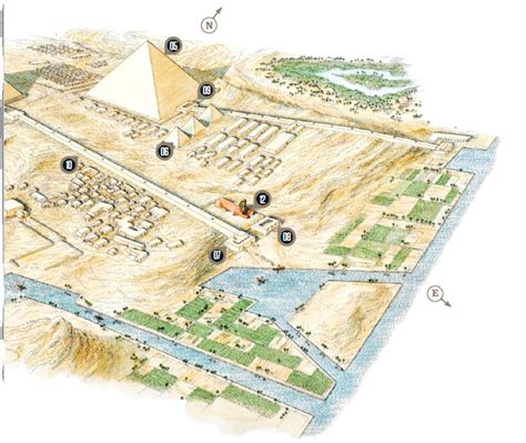 Pyramid Of Giza Inside Map