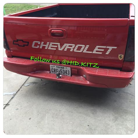 CHEVROLET TAILGATE DECALS | HID Kitz