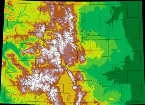 Denver Colorado Elevation Map – Warehouse of Ideas