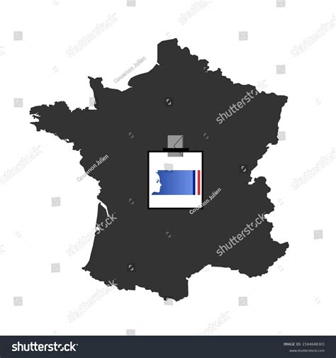 French Election Map Illustration Flat Style Stock Illustration ...