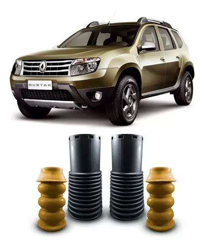 Par Kit Batente Coifa Amortecedor Traseiro Renault Duster 4x4 2012 2013