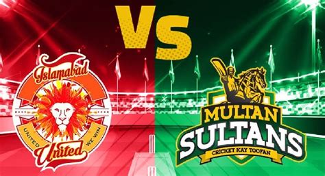 Predictions Islamabad United Vs Multan Sultans