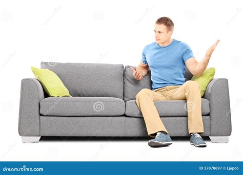 Person Sitting On A Couch