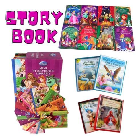 MnKC 12 in 1 Mini Storybook 8 Pcs Story Books Library Kids Toddler Story Book Children Bedtime ...