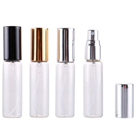 Wholesale Ml Glass Spray Perfume Bottle With Gold Silver Black Cap