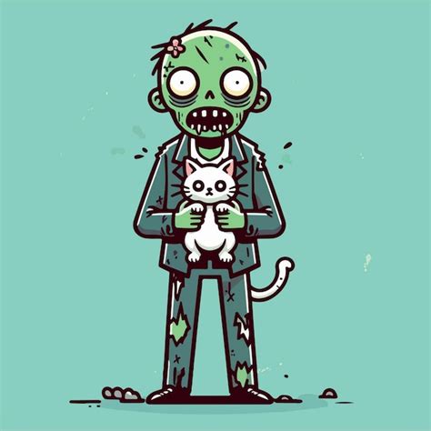 Premium Vector Vector Cartoon Zombie Illustration