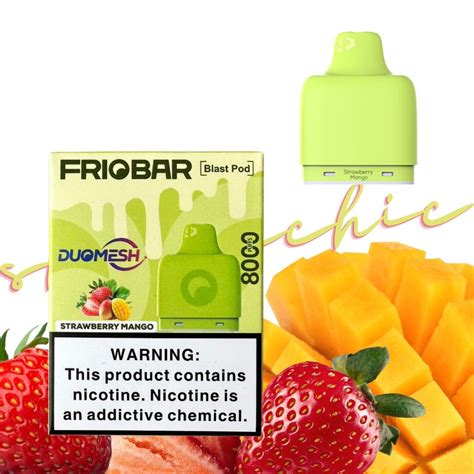 PODDIS Freemax Friobar Blast Pod Disposable Vape 8000 Puffs Nic50mg