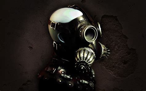 Free Download Dark Gas Mask Wallpaper 1920x1200 Dark Gas Mask