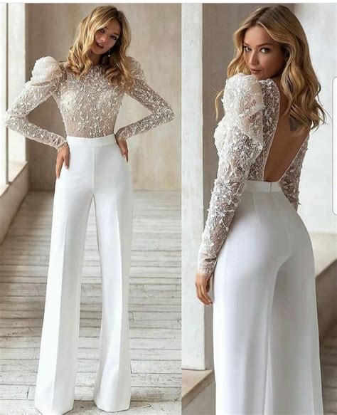 23 Elegant Wedding Jumpsuit Designs The Glossychic