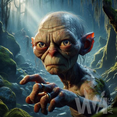 Gollum Smeagol (3) by WvHArts on DeviantArt