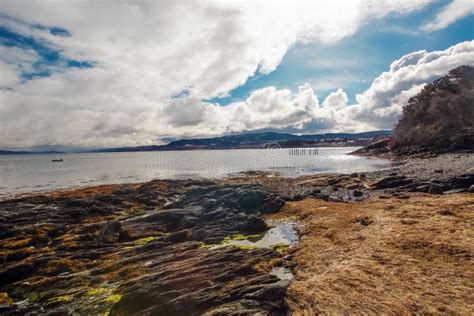 View of Trondheim Fjord in Trondheim, Norway Stock Image - Image of ...