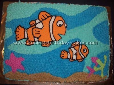 50 Coolest DIY Finding Nemo Cake Ideas Nemo Cake Finding Nemo Cake