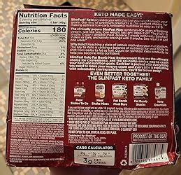 Amazon Slimfast Low Carb Meal Replacement Whey Protein Bar Keto