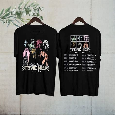 Stevie Nicks Tour Merch Stevie Nicks Live In Concert Shirt