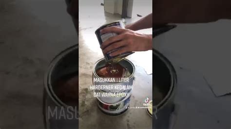 Cara Menggunakan Cat Epoxy Atau Cat Lantai Youtube