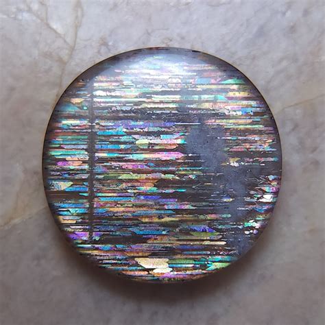 Rainbow Meteor Shower Sunstone Cabochon X Mm A Etsy